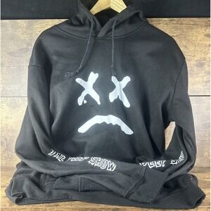The Peep Show Black Hoodie Warm Pull String Men's Size XL Lil Peep Fast Shipping